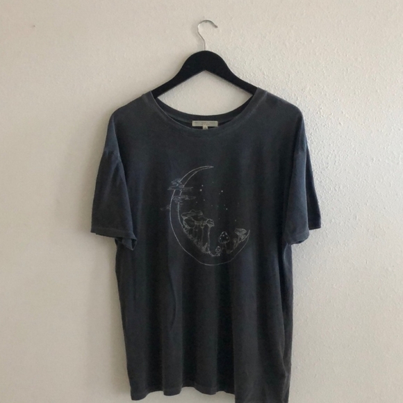 Truly Madly Deeply Tops - FOUND! Moon Mushroom Graphic Tee